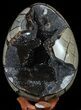 Septarian Dragon Egg Geode With Removable Section #57441-1